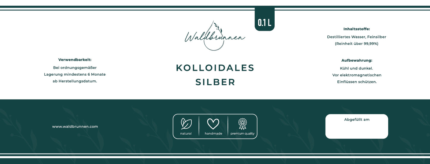 Waldbrunnen - Kolloidales Silber