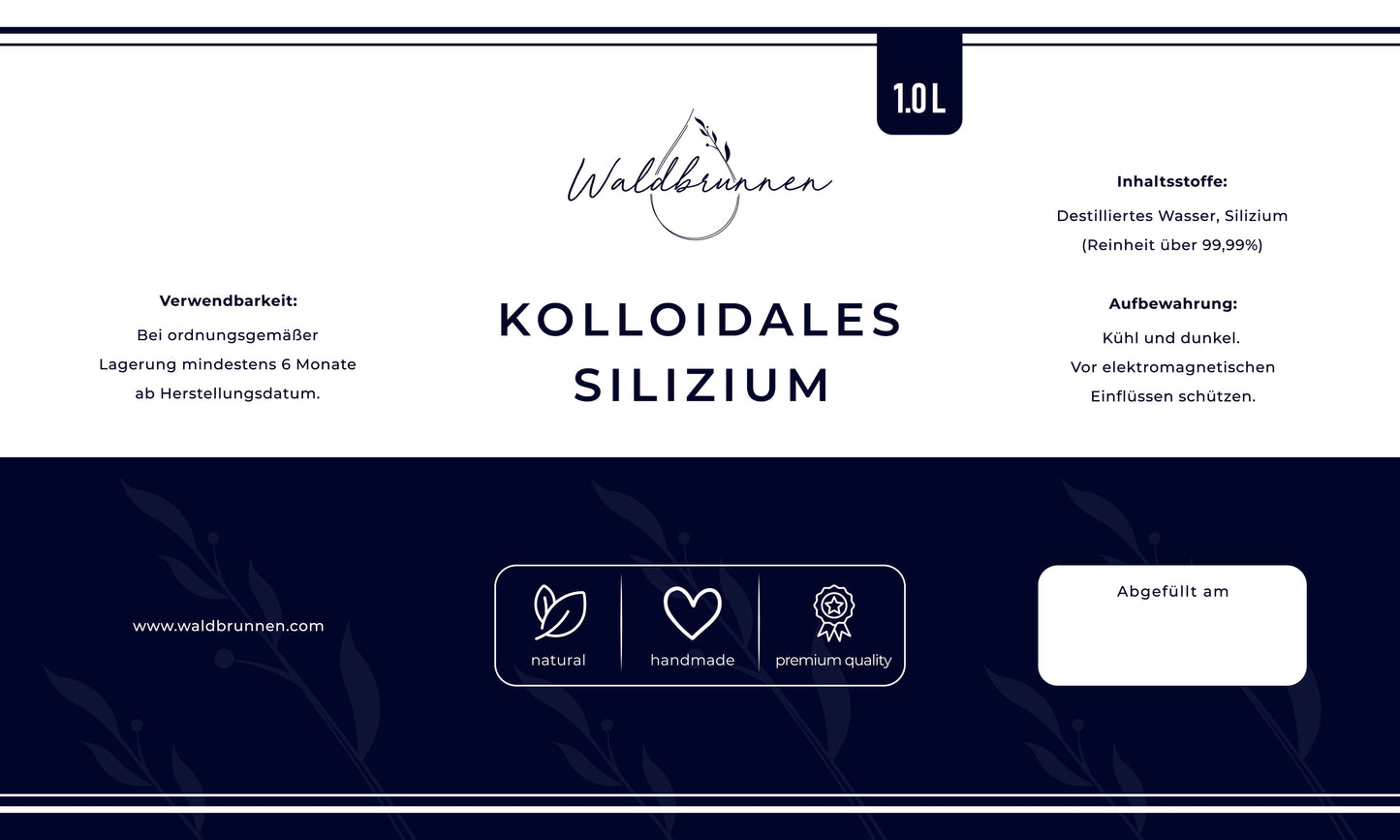 Waldbrunnen - Kolloidales Silizium