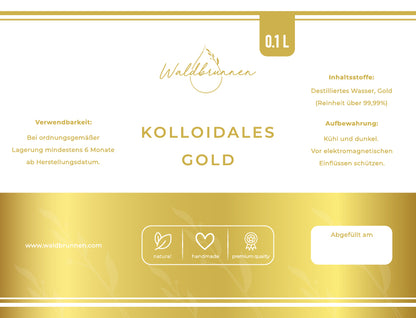 Waldbrunnen - Kolloidales Gold