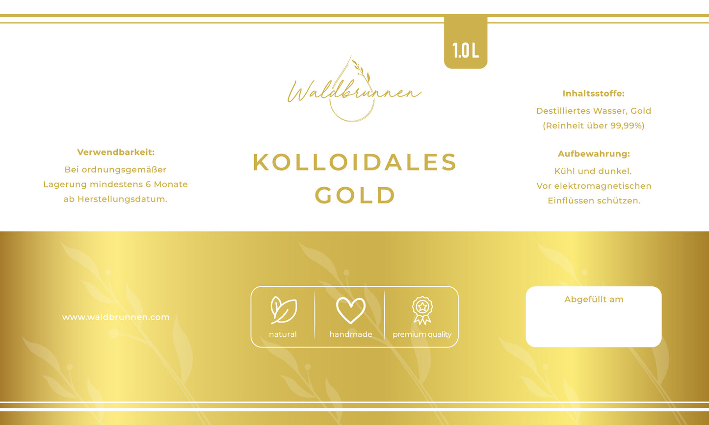 Waldbrunnen - Kolloidales Gold