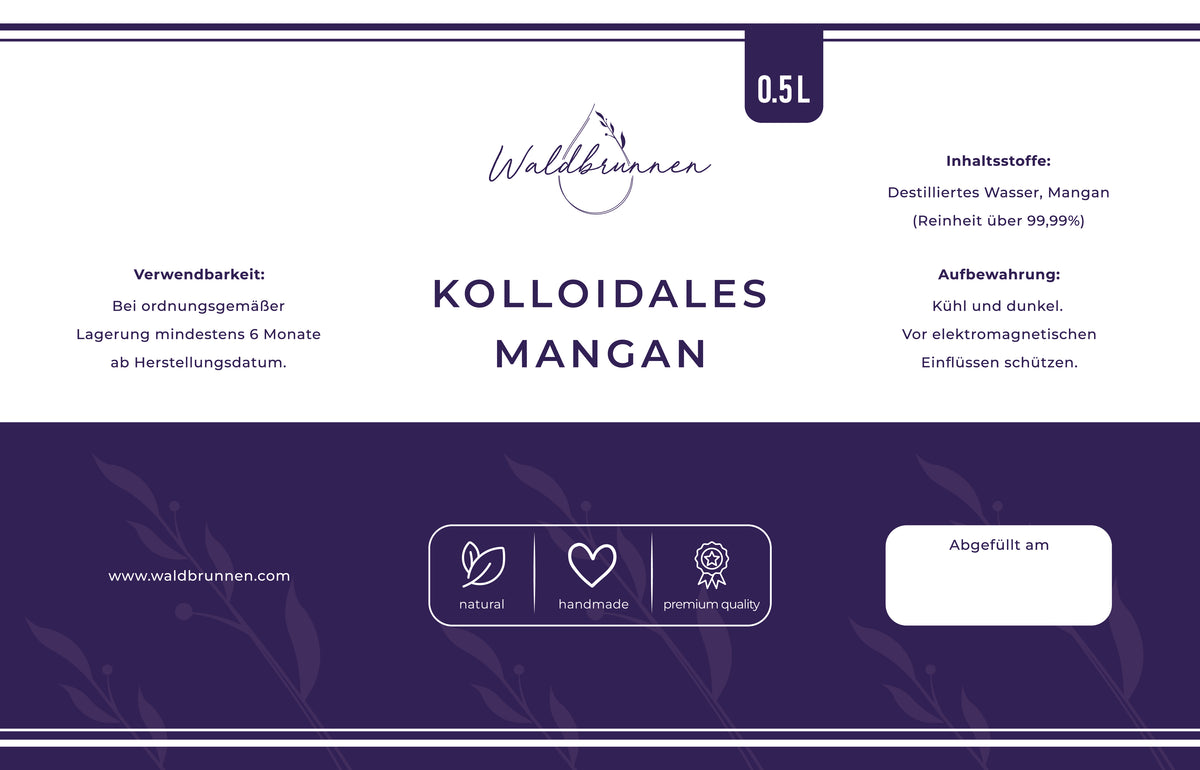 Waldbrunnen - Kolloidales Mangan