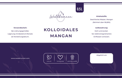 Waldbrunnen - Kolloidales Mangan