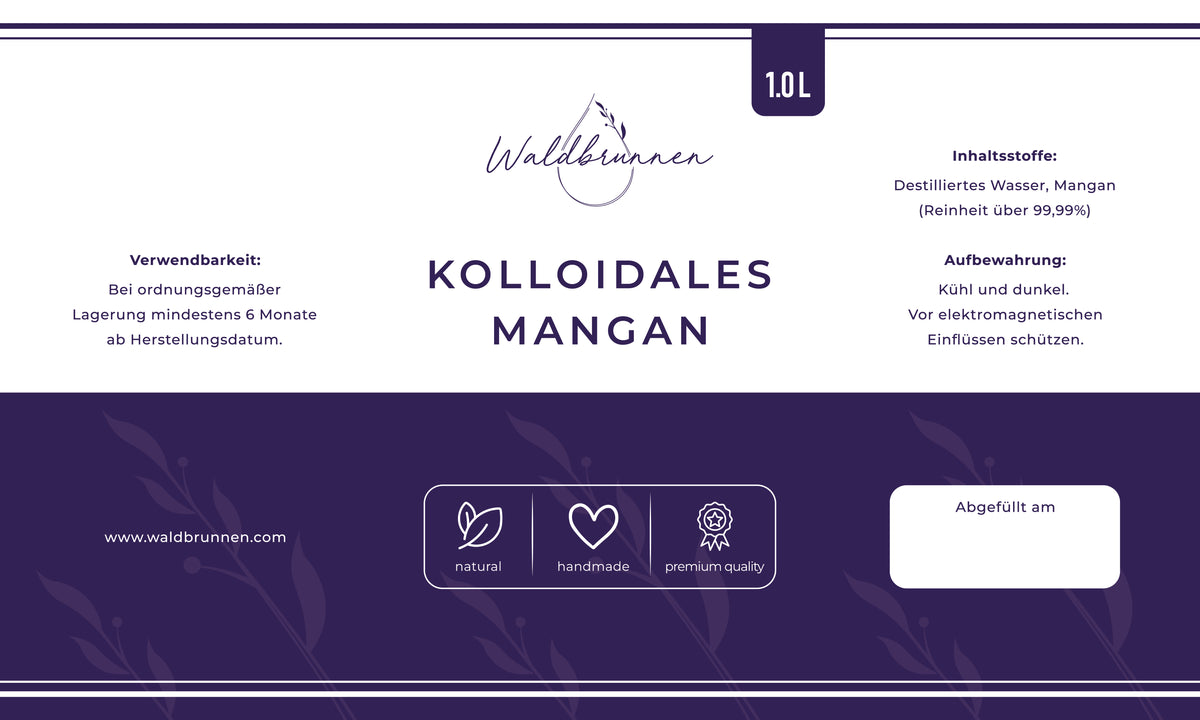 Waldbrunnen - Kolloidales Mangan