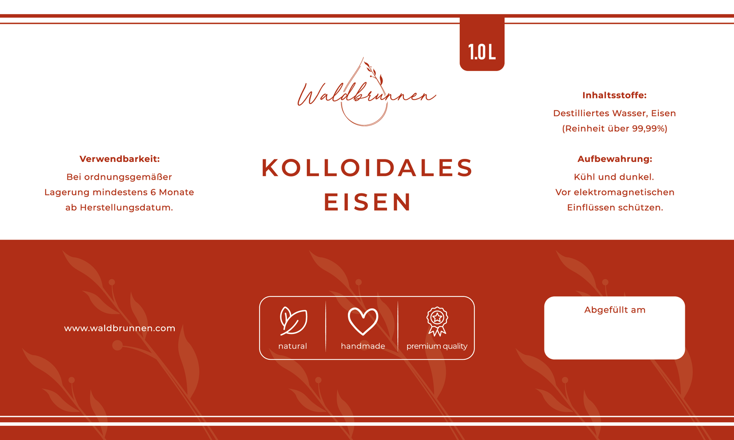 Waldbrunnen - Kolloidales Eisen