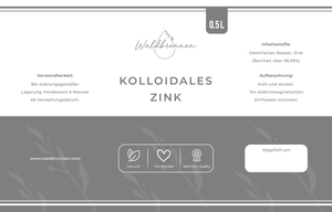 Waldbrunnen - Kolloidales Zink